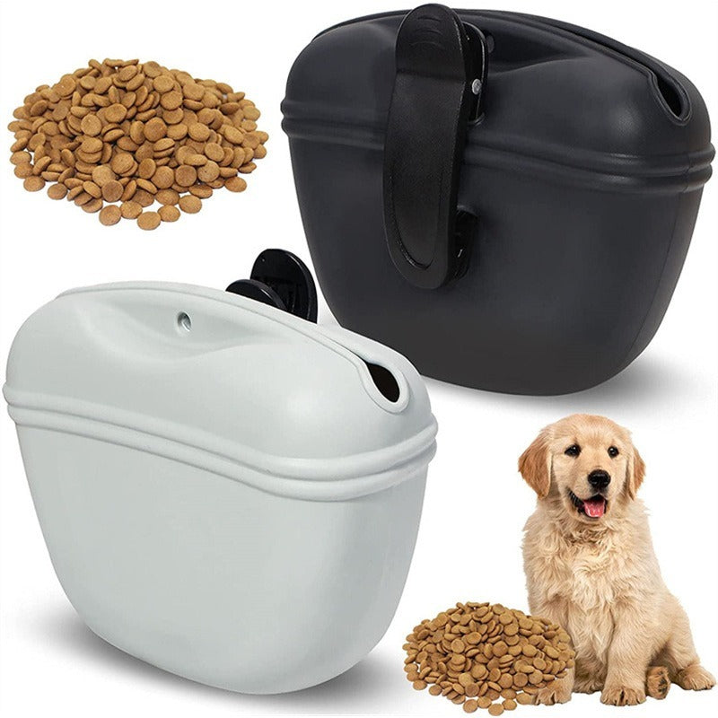Silicone dog treat pouch clip on training pouch for easy access treats