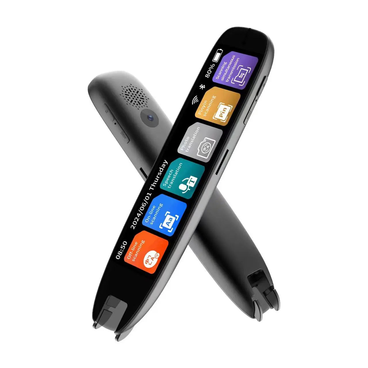 Smart translator pen supporting multiple languages with scan and voice translation features