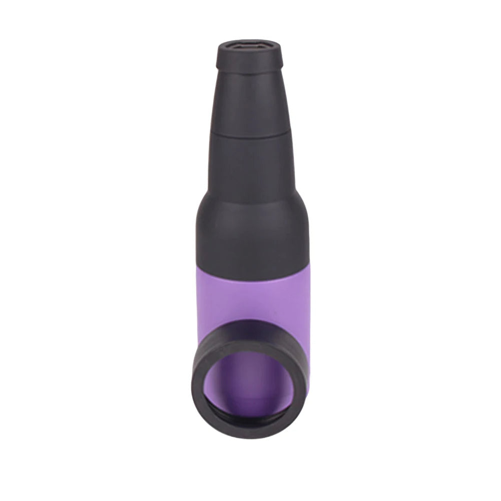 Stainless steel drink cooler and holder in purple color insulated can and cup holder for hot and cold beverages (Color: Purple)