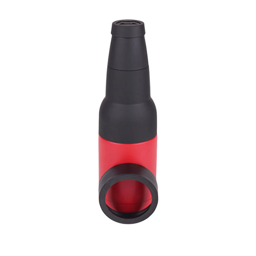 Stainless steel drink cooler and holder in red color insulated can and cup holder for hot and cold beverages (Color: Red)