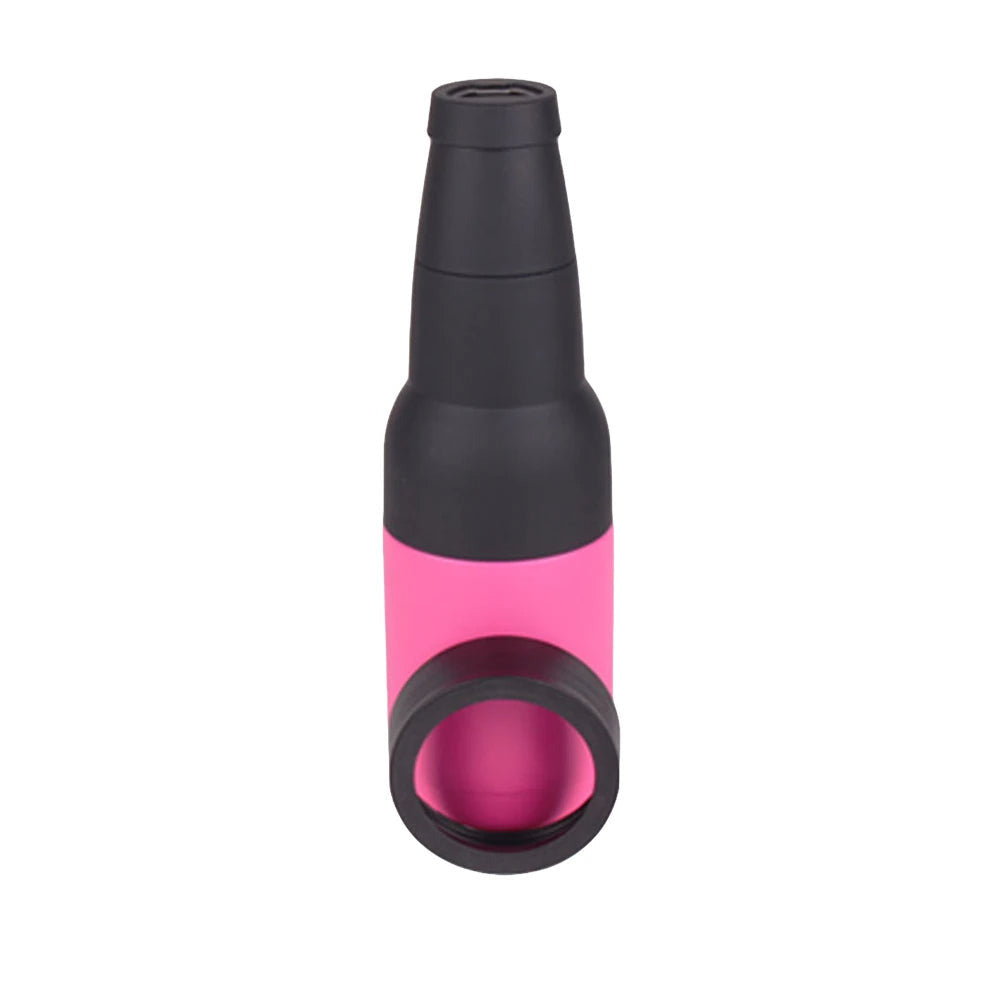Stainless steel drink cooler and holder in rose color insulated can and cup holder for hot and cold beverages (Color: Rose)