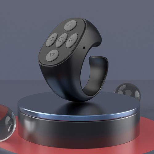 Bluetooth tiktok remote control for hands free scrolling video control and smartphone camera use product shot