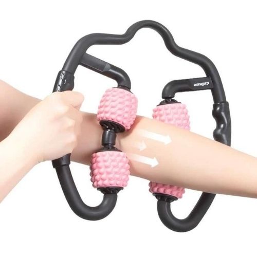 U shaped massage roller for muscle relief circulation support and recovery massage exercises product shot