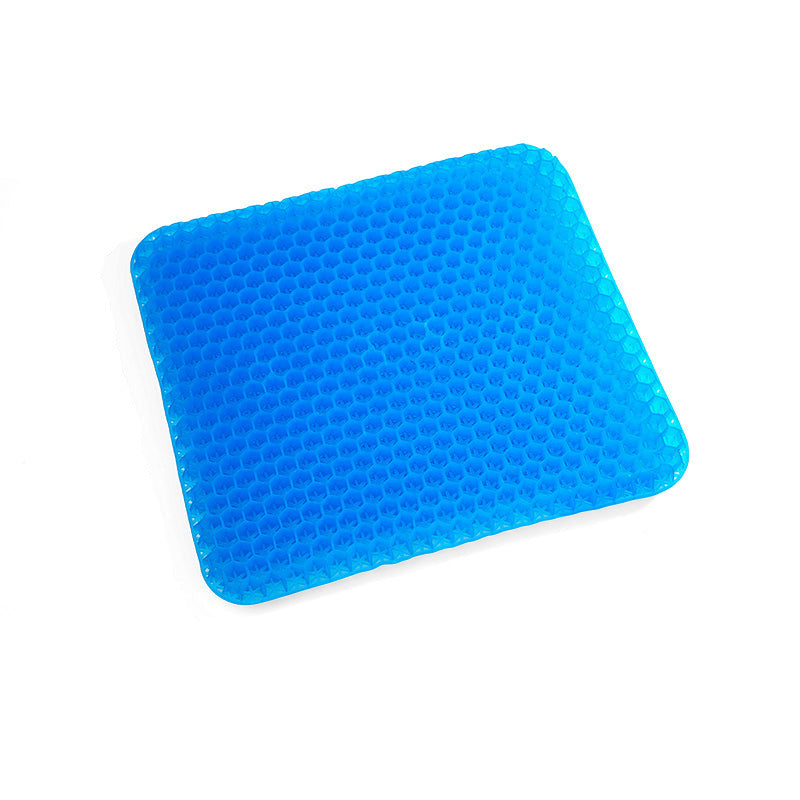 Ultra comfort honeycomb gel seat cushion in square shape for pressure relief cooling support for office chair and car seat (Shape: Square)