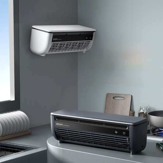 Wall-mounted rechargeable air cooling fan with remote control for convenient home cooling