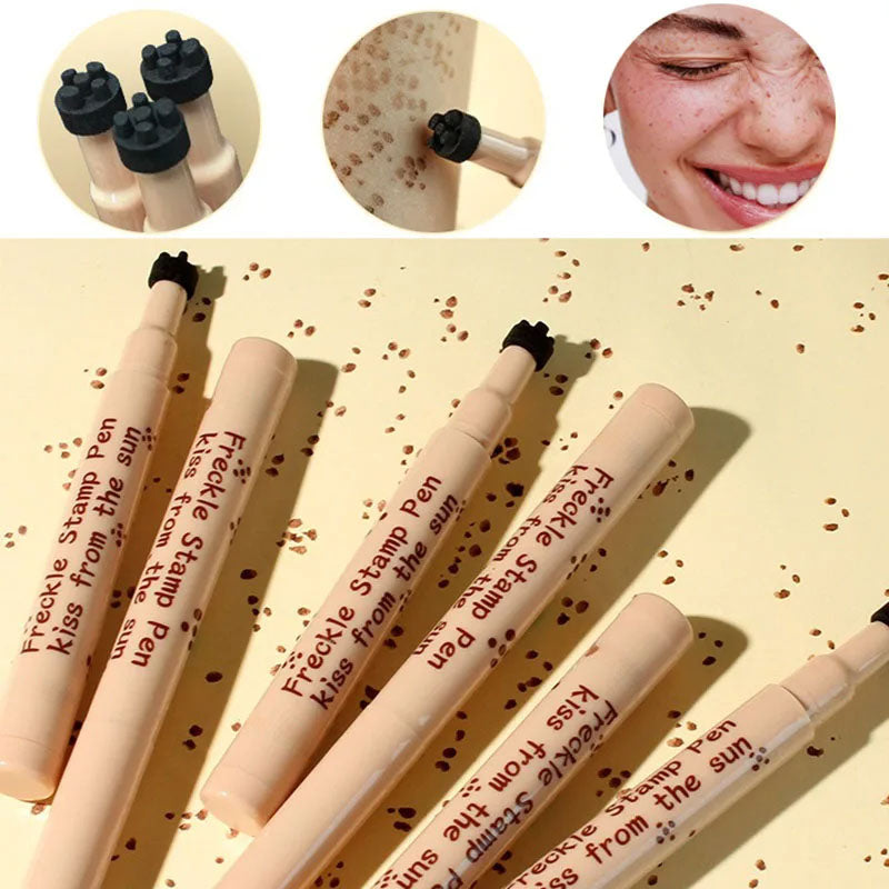 Waterproof freckle pen with fine tip for natural looking sun kissed freckles