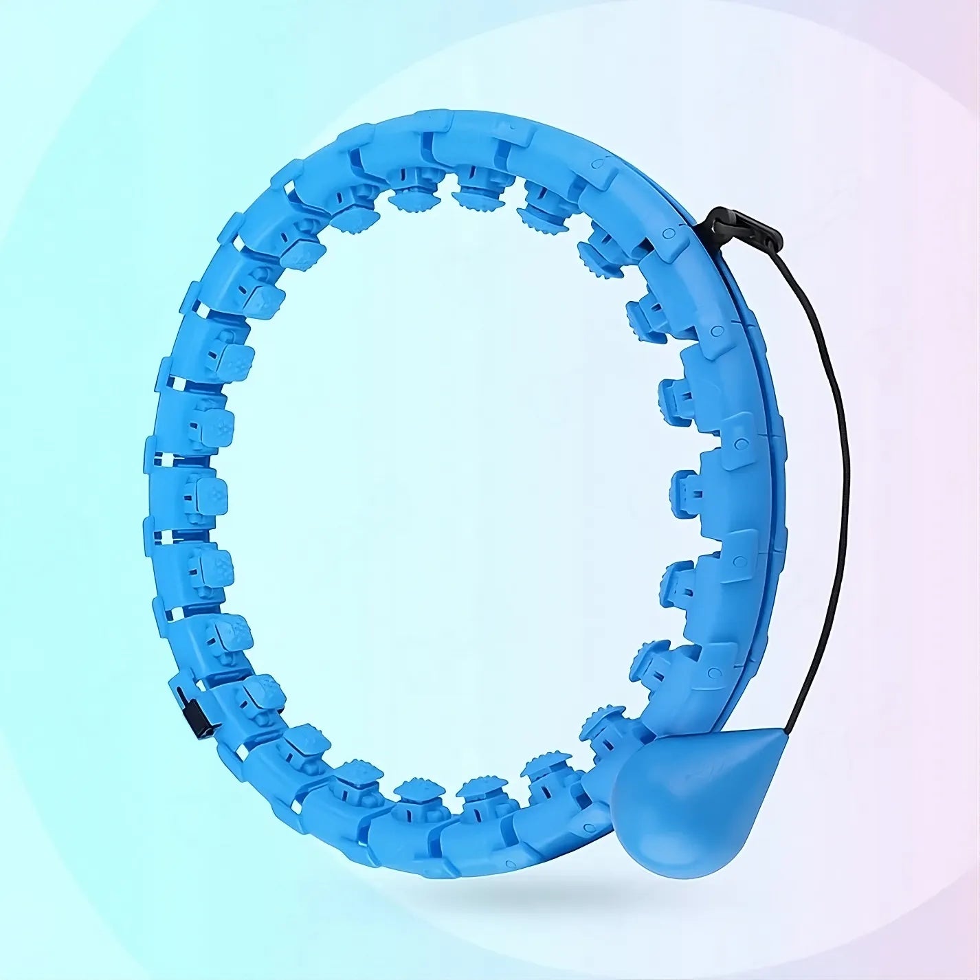 Weighted hula hoop adjustable fitness hoop for core workout and weight loss product shot