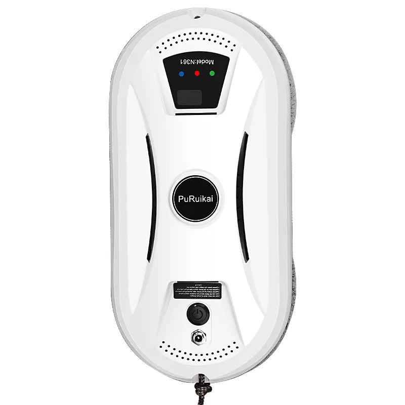 Robotic window cleaner with automatic suction technology for hands free glass cleaning product shot