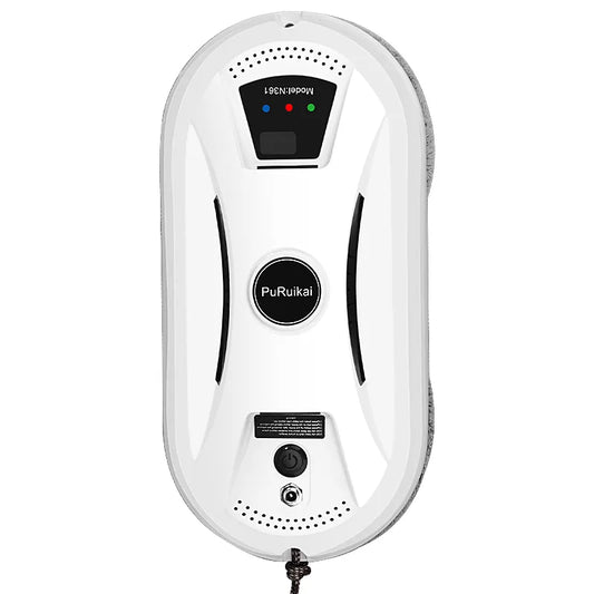 Robotic window cleaner with automatic suction technology for hands free glass cleaning product shot