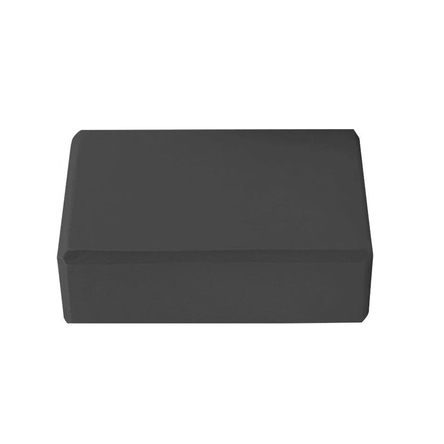 High density yoga block set in dark gray color 2 pack with non slip surface for balance stretching and flexibility (Color: Dark Gray)